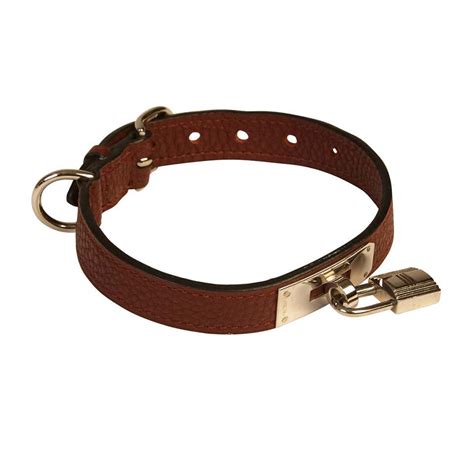 hermes dog collar|high end rounded dog collar.